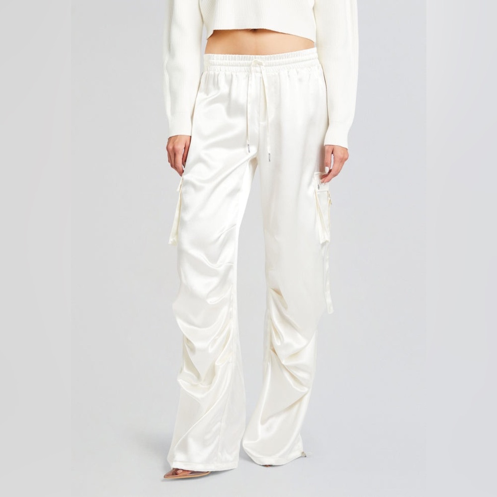 NWT SER.O.YA Finley Cargo Pants Winter White Size Large